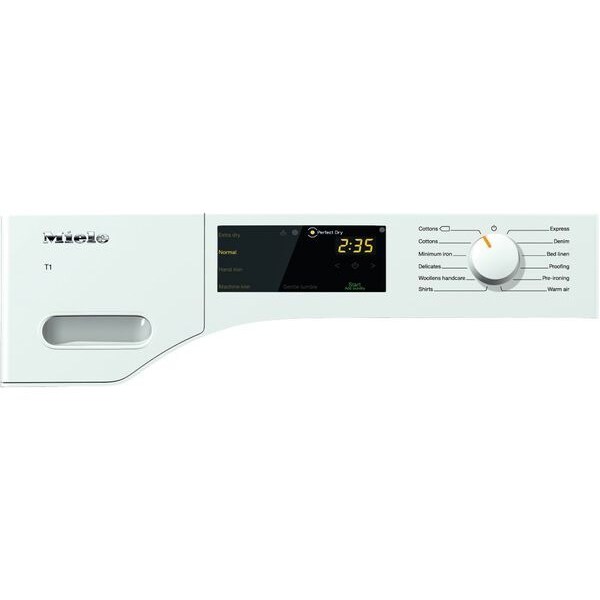 Uscator de rufe MIELE TWB 140 WP, Pompa de caldura, 7 kg, 12 programe, Clasa A++, alb