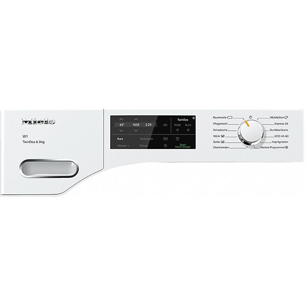 Masina de spalat rufe frontala MIELE WWG 660 WPS, TwinDos, 9 kg, 1400rpm, Clasa A, alb