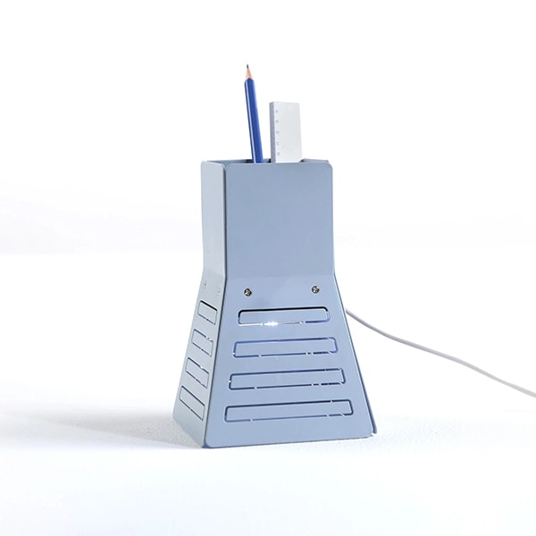 Lampa de birou SPIN Duo, Misty Grey