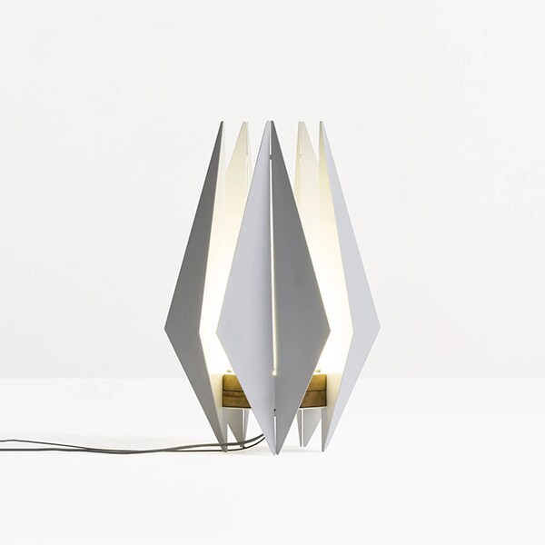 Lampa ambientala SPIN Hikari Large, alb