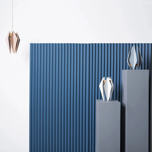 Lampa ambientala SPIN Hikari Large, alb