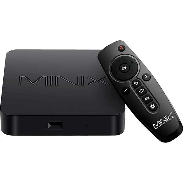 Mini PC MINIX Neo T5, 4K, Quad Core Cortex A53, 16GB, 2GB Ram, Wi-Fi, Android, negru