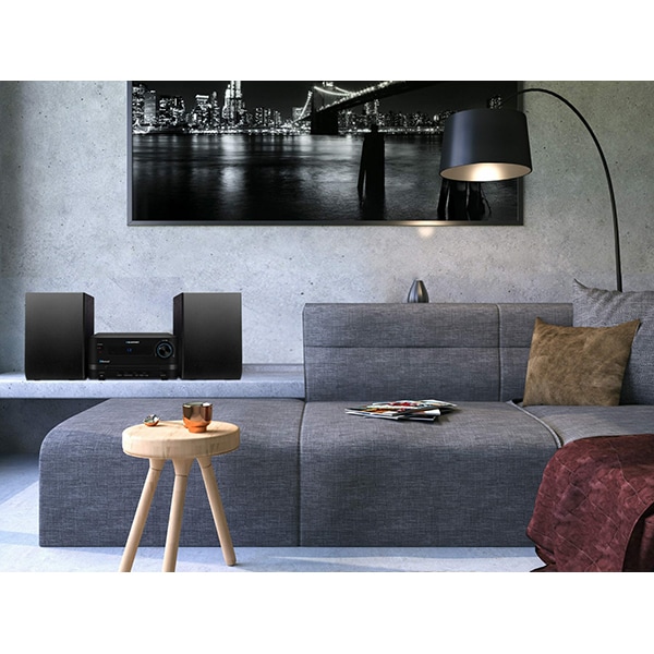 Microsistem audio BLAUPUNKT MS14BT, 15W, Bluetooth, USB, CD, Radio FM, negru