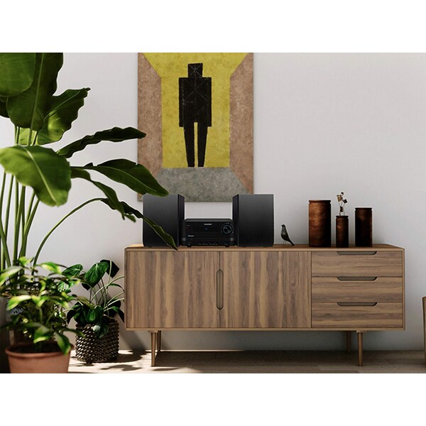 Microsistem audio BLAUPUNKT MS14BT, 15W, Bluetooth, USB, CD, Radio FM, negru