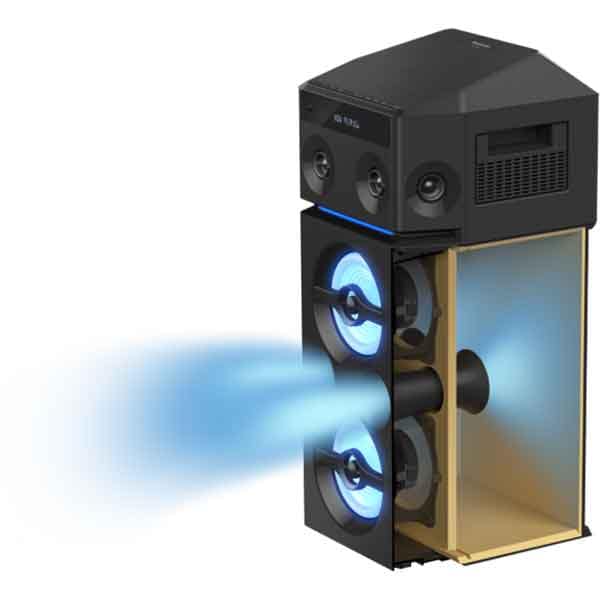 Sistem audio High Power PANASONIC SC-UA30E-K, 300W, Bluetooth, USB, Radio FM, Full Karaoke, negru