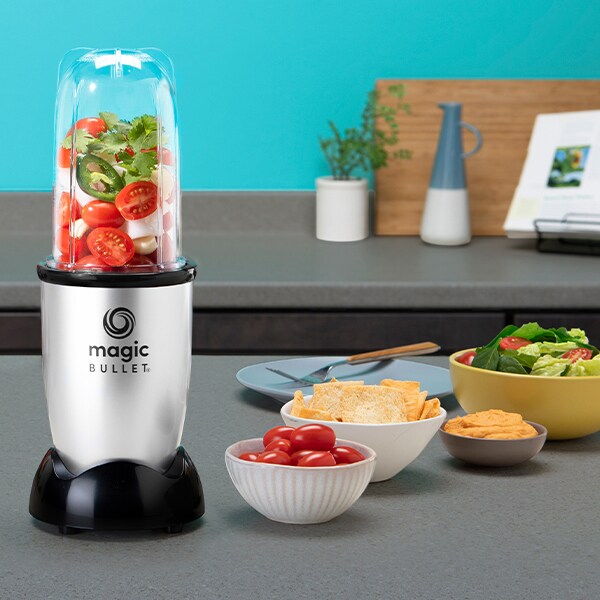 Blender NUTRIBULLET Magic Bullet 0C22300002, 0.56l, 1 treapta viteza, 200W, argintiu-negru