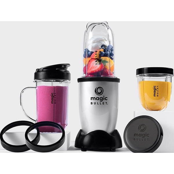 Blender NUTRIBULLET Magic Bullet 0C22300002, 0.56l, 1 treapta viteza, 200W, argintiu-negru