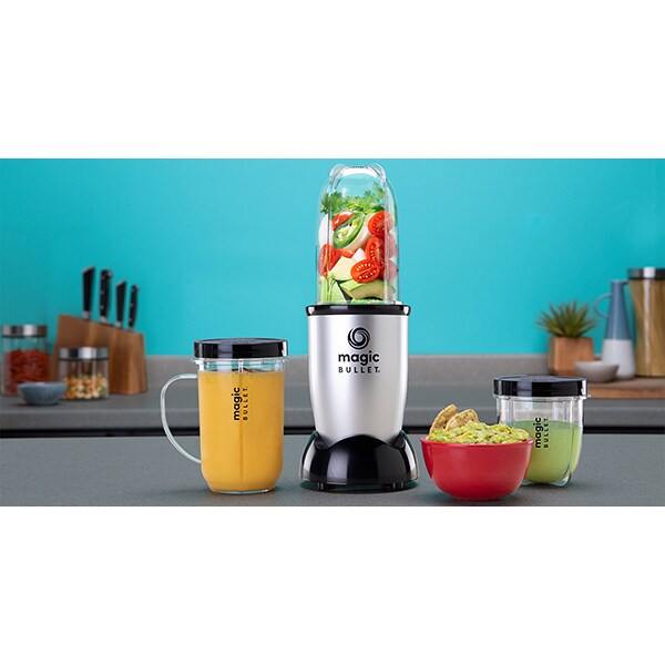 Blender NUTRIBULLET Magic Bullet 0C22300002, 0.56l, 1 treapta viteza, 200W, argintiu-negru