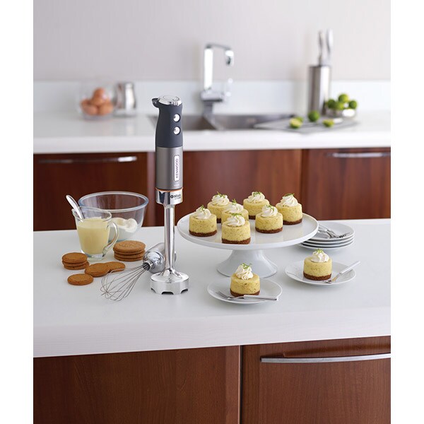 Mixer vertical KENWOOD Triblade System Pro HDM804SI, 1l, 1000W, viteza variabila, gri-argintiu