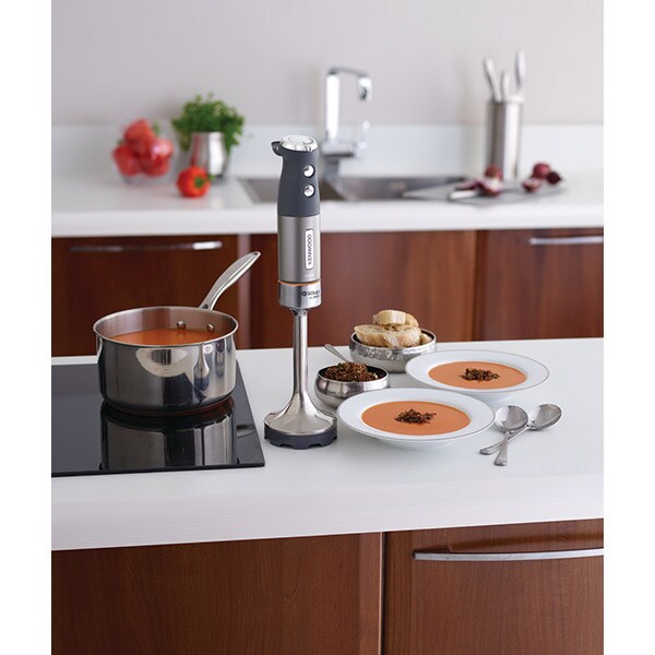 Mixer vertical KENWOOD Triblade System Pro HDM804SI, 1l, 1000W, viteza variabila, gri-argintiu