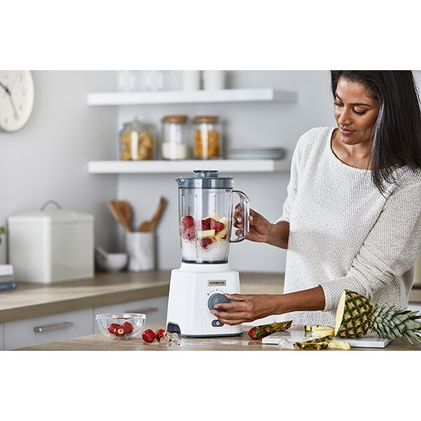 Blender KENWOOD BLP41.A0WH, 2l, 650W, 3 trepte viteza, alb-gri