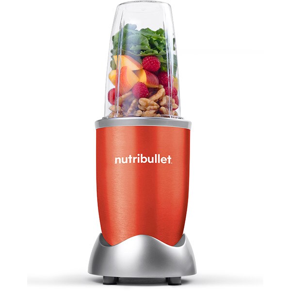 Blender DELIMANO 110073177, 0.7l, 600W, 1 treapta viteza, rosu-argintiu