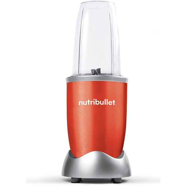 Blender DELIMANO 110073177, 0.7l, 600W, 1 treapta viteza, rosu-argintiu