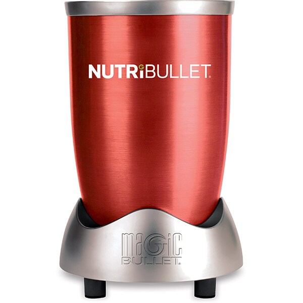 Blender DELIMANO 110073177, 0.7l, 600W, 1 treapta viteza, rosu-argintiu