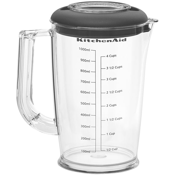 Mixer vertical KITCHENAID 5KHBV83EOB, 1l, 180W, viteza variabila, negru