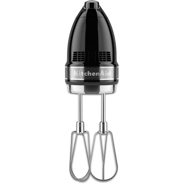 Mixer de mana KITCHENAID 5KHM9212EOB, 85W, 9 trepte viteza, negru lucios-argintiu
