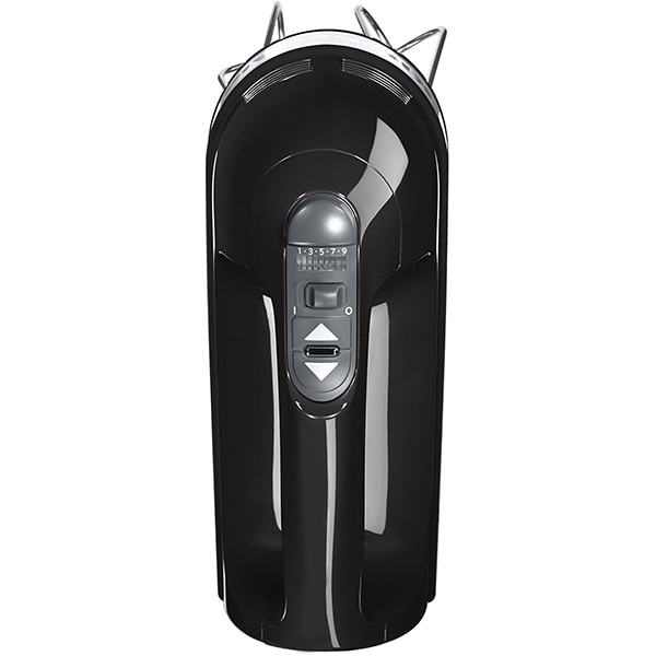 Mixer de mana KITCHENAID 5KHM9212EOB, 85W, 9 trepte viteza, negru lucios-argintiu