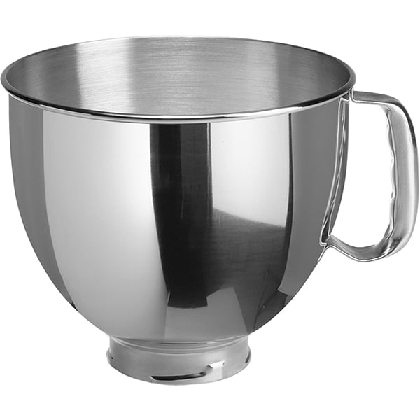 Mixer cu bol KITCHENAID Artisan model 175 5KSM175PSEAC, 4.8l, 300W, 10 trepte viteza, crem-argintiu