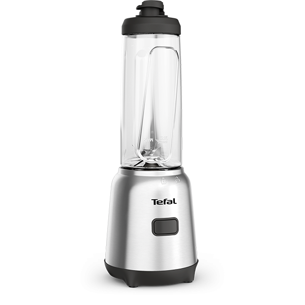 Blender TEFAL Mix&Move BL15FD30, 0.6l, 300W, 1 treapta viteza, argintiu-negru 