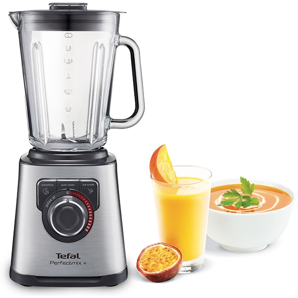 Blender TEFAL Perfectmix+ BL811D38, 2l, 1200W, viteza variabila, tehnologie Powelix, argintiu-negru 