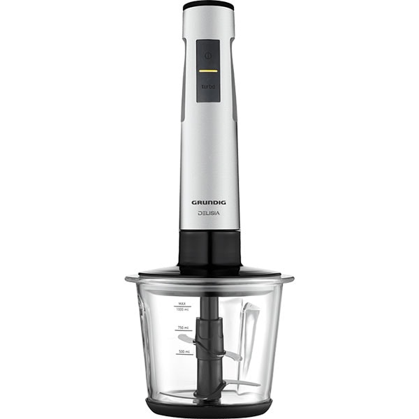 Mixer vertical GRUNDIG Delisia BL8680, 1l, 850W, 6 trepte viteza, argintiu-negru