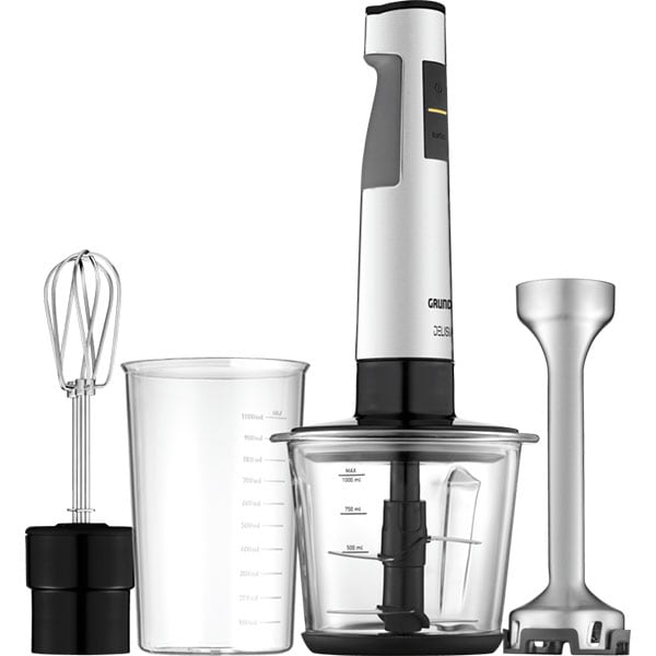 Mixer vertical GRUNDIG Delisia BL8680, 1l, 850W, 6 trepte viteza, argintiu-negru
