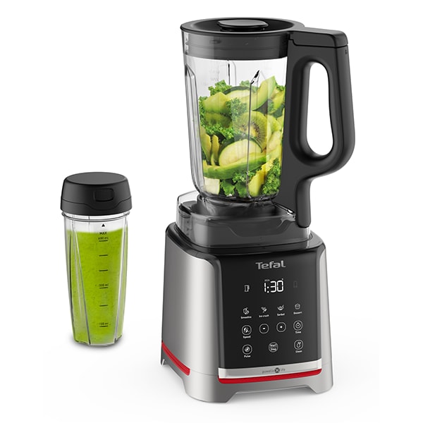 Blender TEFAL InfinyMix+ BL91HD31, 1.75l, 1600W, 1 trepta viteza, argintiu-negru