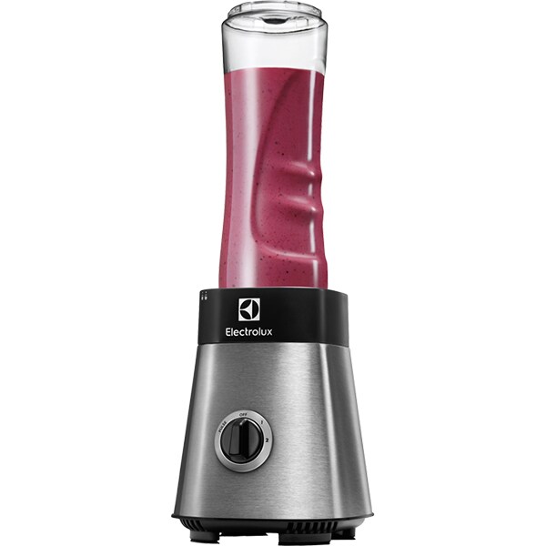 Mini blender ELECTROLUX Good to go ESB2700, 0.6l, 400W, 2 treapta viteza, argintiu-negru 