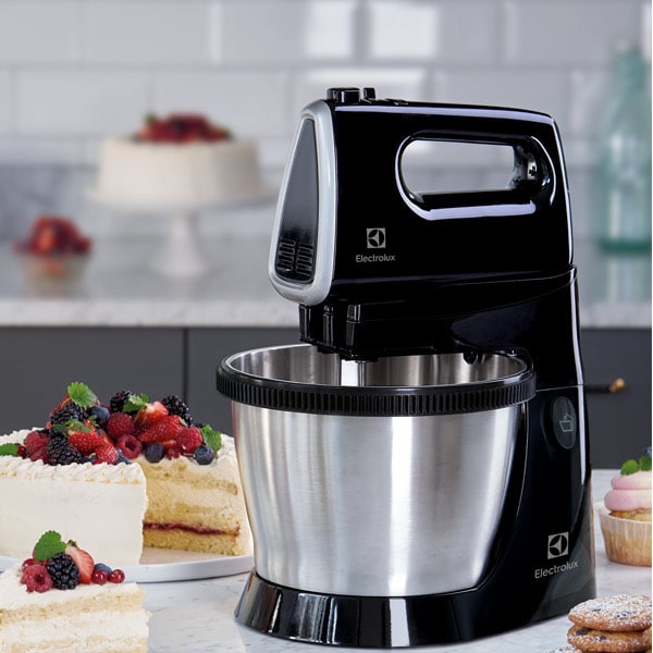 Mixer cu bol ELECTROLUX ESM3310, 3.5l, 450W, 5 trepte viteza, negru-argintiu