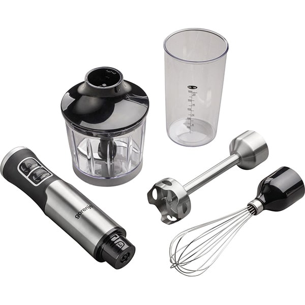 Mixer vertical GORENJE HBX1000XE, 0.6l, 1000W, argintiu-negru