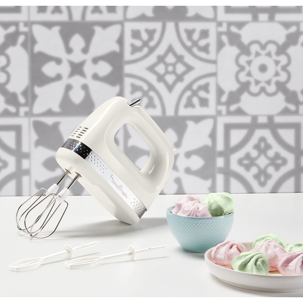 Mixer de mana MOULINEX Soleil HM211A11, 200W, 2 trepte viteza, alb
