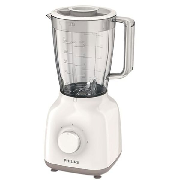 Blender PHILIPS Daily Collection HR2100/00, 1.5l, 400W, 2 trepte viteza, alb