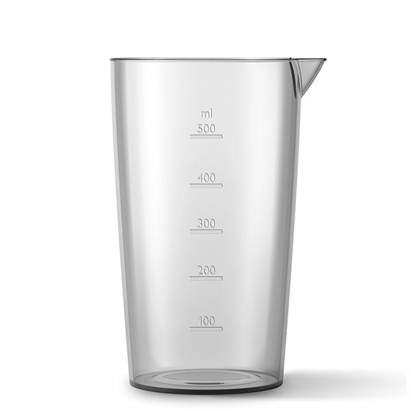 Mixer vertical PHILIPS Daily Collection HR2545/00, 0.5l, 700W, 2 trepte viteza, alb-gri
