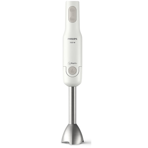 Mixer vertical PHILIPS Daily Collection HR2545/00, 0.5l, 700W, 2 trepte viteza, alb-gri