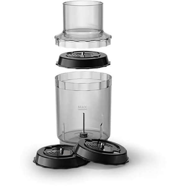 Mixer vertical PHILIPS Viva Collection ProMix HR2657/90, 0.5l, 800W, negru-argintiu