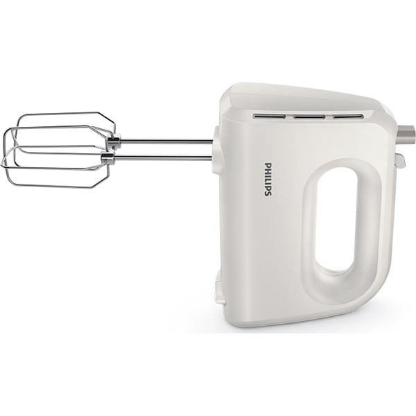 Mixer de mana PHILIPS HR3705/00 Daily Collection, 300W, 5 trepte viteza, alb