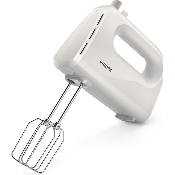 Mixer de mana PHILIPS HR3705/00 Daily Collection, 300W, 5 trepte viteza, alb
