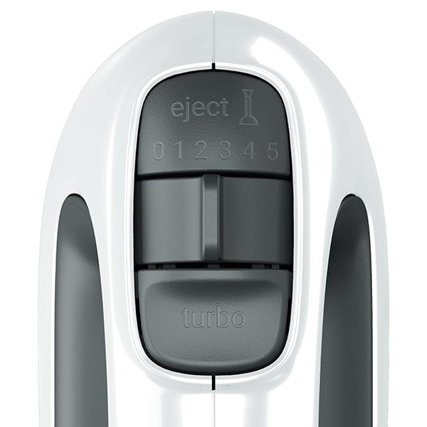 Mixer de mana TEFAL Prep'Mix HT461138, 0.6l, 500W, 5 trepte viteza, alb-gri inchis