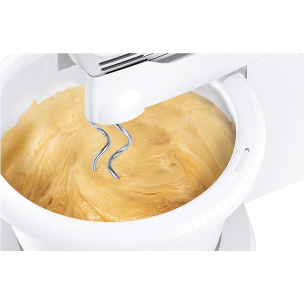 Mixer cu bol BOSCH MFQ2600W, 1l, 375W, 4 trepte viteza, alb