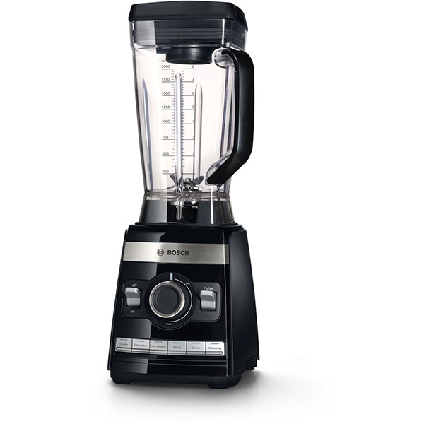 Blender BOSCH VitaBoost MMBH6P6B, 2l, 1600W, viteza variabila, negru-argintiu