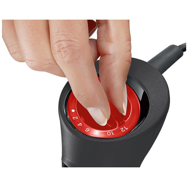 Mixer vertical BOSCH ErgoMixx MS6CB61V5, 0.6l, 1000W, 12 trepte viteza, negru-argintiu