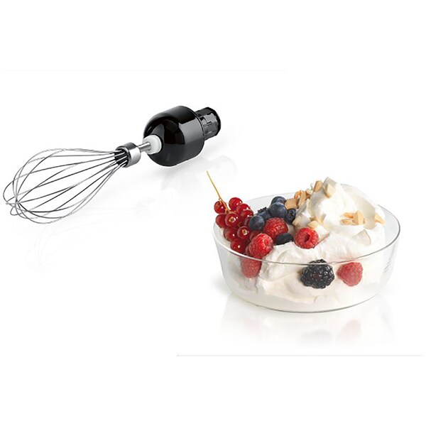 Mixer vertical BOSCH ErgoMixx Style MS6CM6166, 0.75l, 1000W, 12 trepte viteza, negru-argintiu
