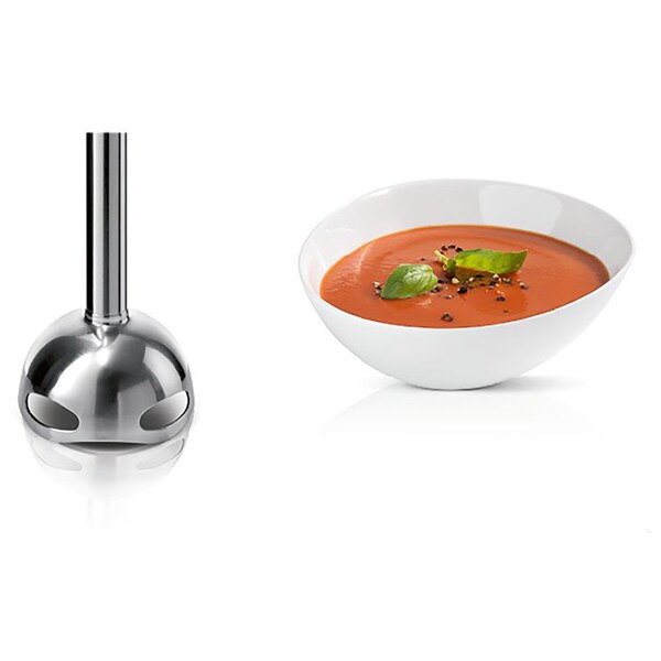 Mixer vertical BOSCH ErgoMixx Style MS6CM6166, 0.75l, 1000W, 12 trepte viteza, negru-argintiu