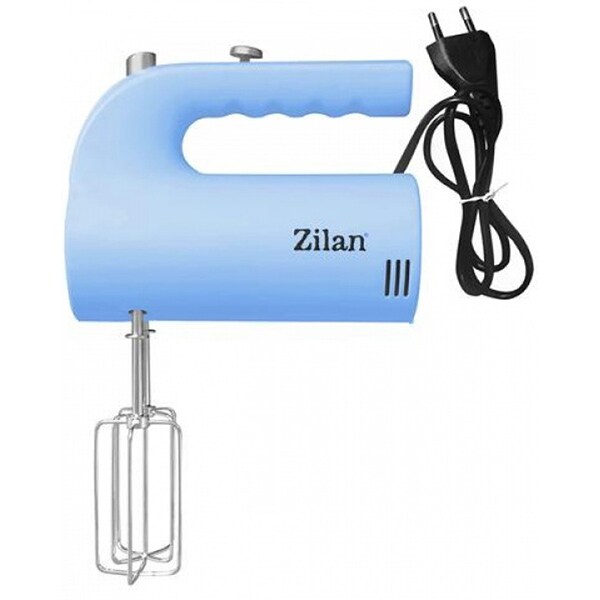 Mixer de mana ZILAN ZLN3161, 200W, 5 trepte viteza, bleu-gri