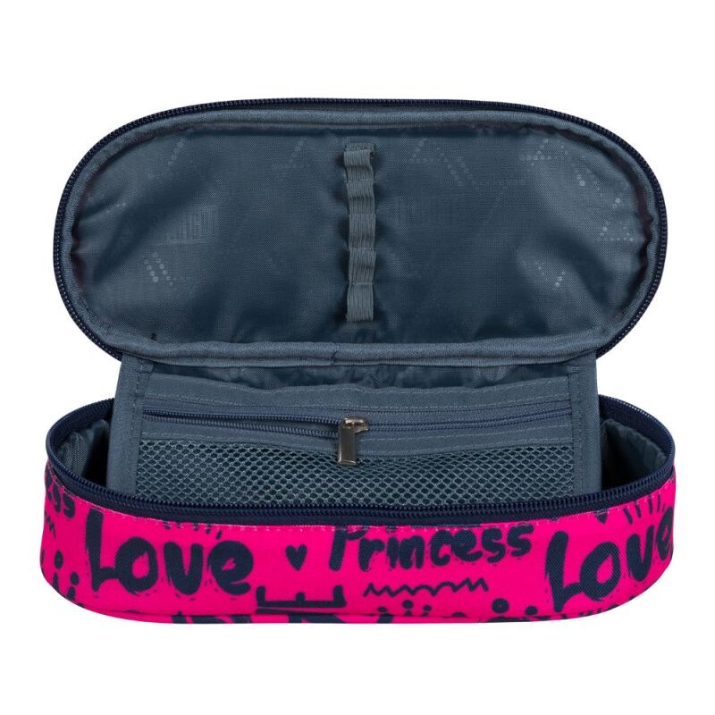 Penar oval MAJEWSKI St. Right PC01 Love, negru-roz