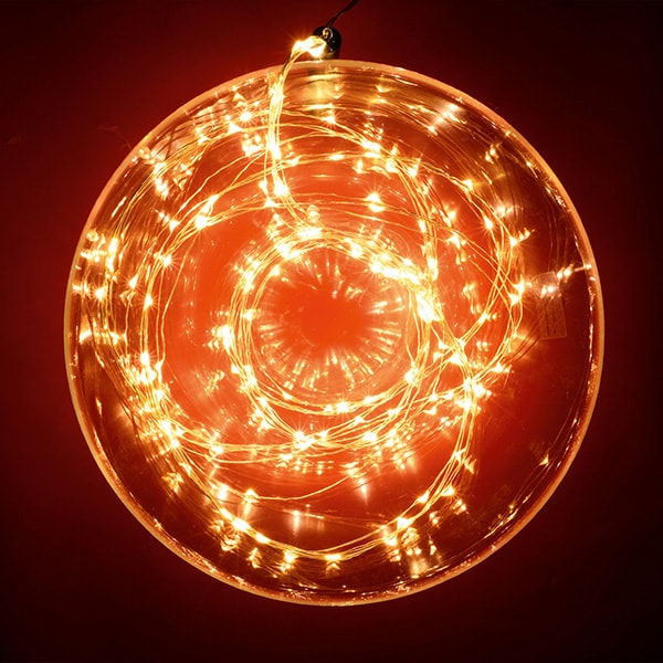 Ghirlanda luminoasa HOME ML 200/WW, 10 ramuri, 20 micro led-uri, 1.9m, iluminare alb cald