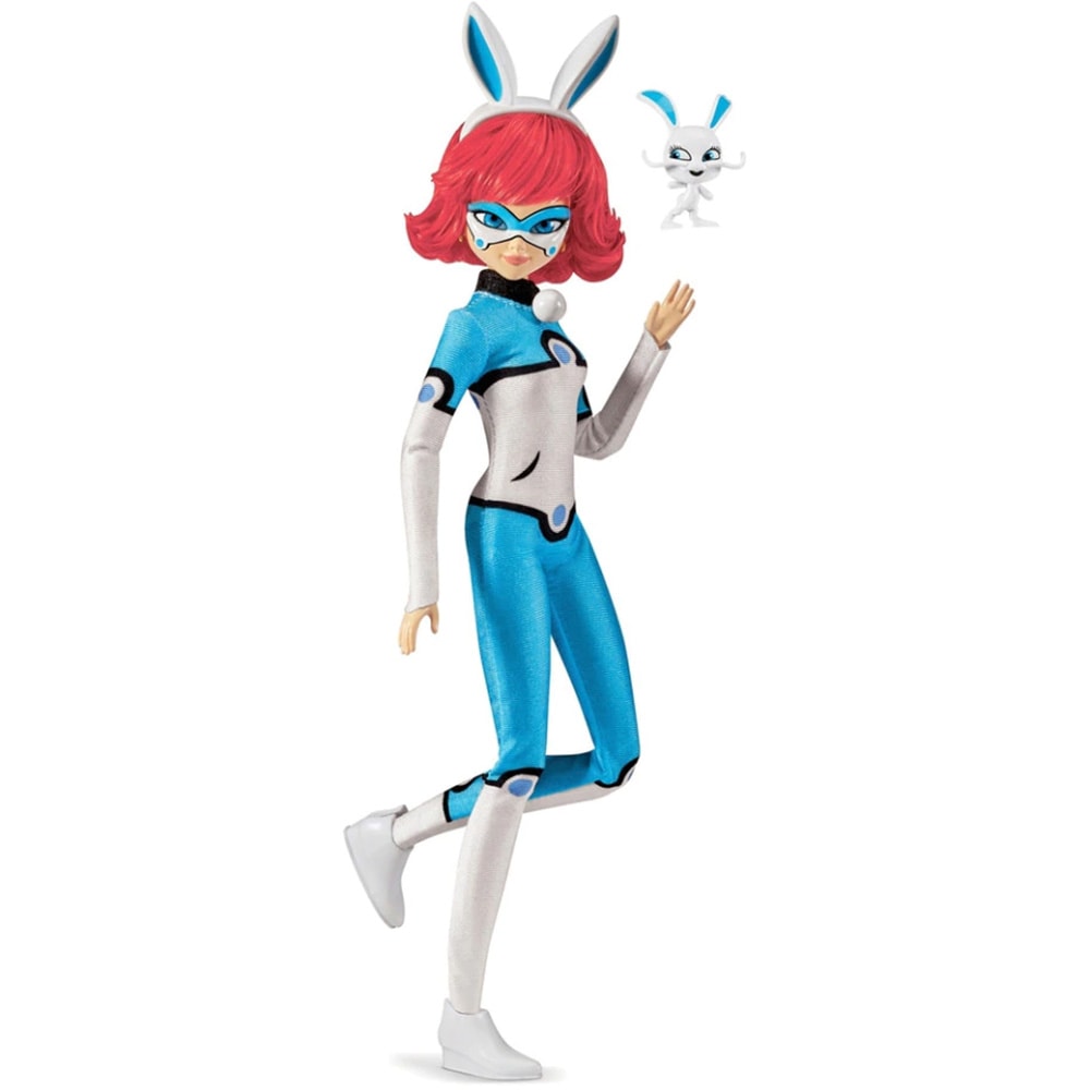 Papusa MIRACULOUS Bunnyx MLB500011O, 4 ani+, alb-albastru