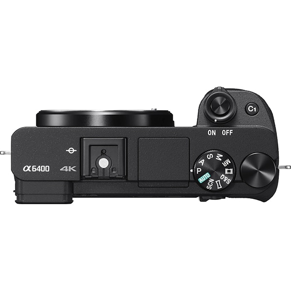 Aparat foto Mirrorless SONY Alpha A6400, 24.2MP, 4K, negru + Obiectiv SEL18135 18-135 mm
