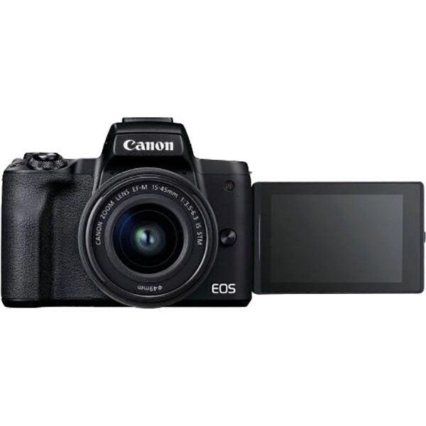 Aparat foto mirrorless CANON EOS M50 II Streaming,24.1 MP, 4K, Wi-Fi, negru
