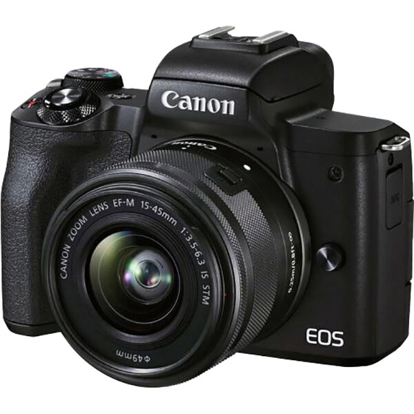 Aparat foto mirrorless CANON EOS M50 II Streaming,24.1 MP, 4K, Wi-Fi, negru
